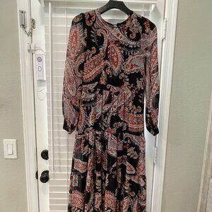 Anthropologie Paisley Maxi Dress (Petite)